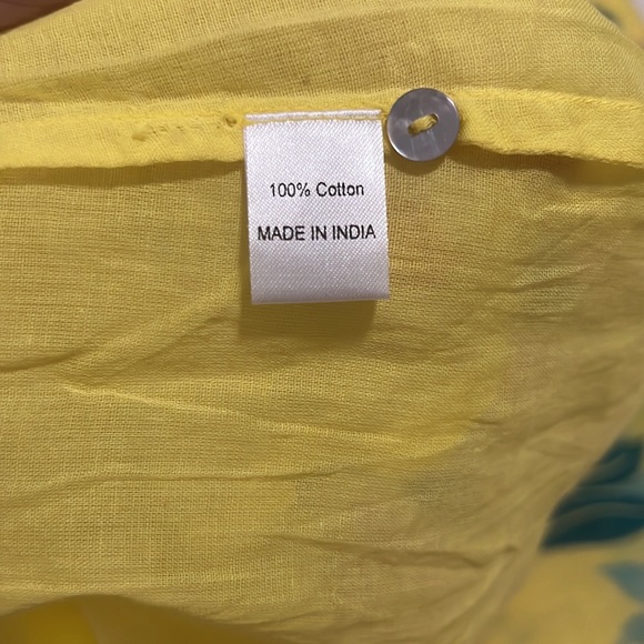 Banjanan Iris Yellow Floral Smocked Dress - Picture 11 of 11